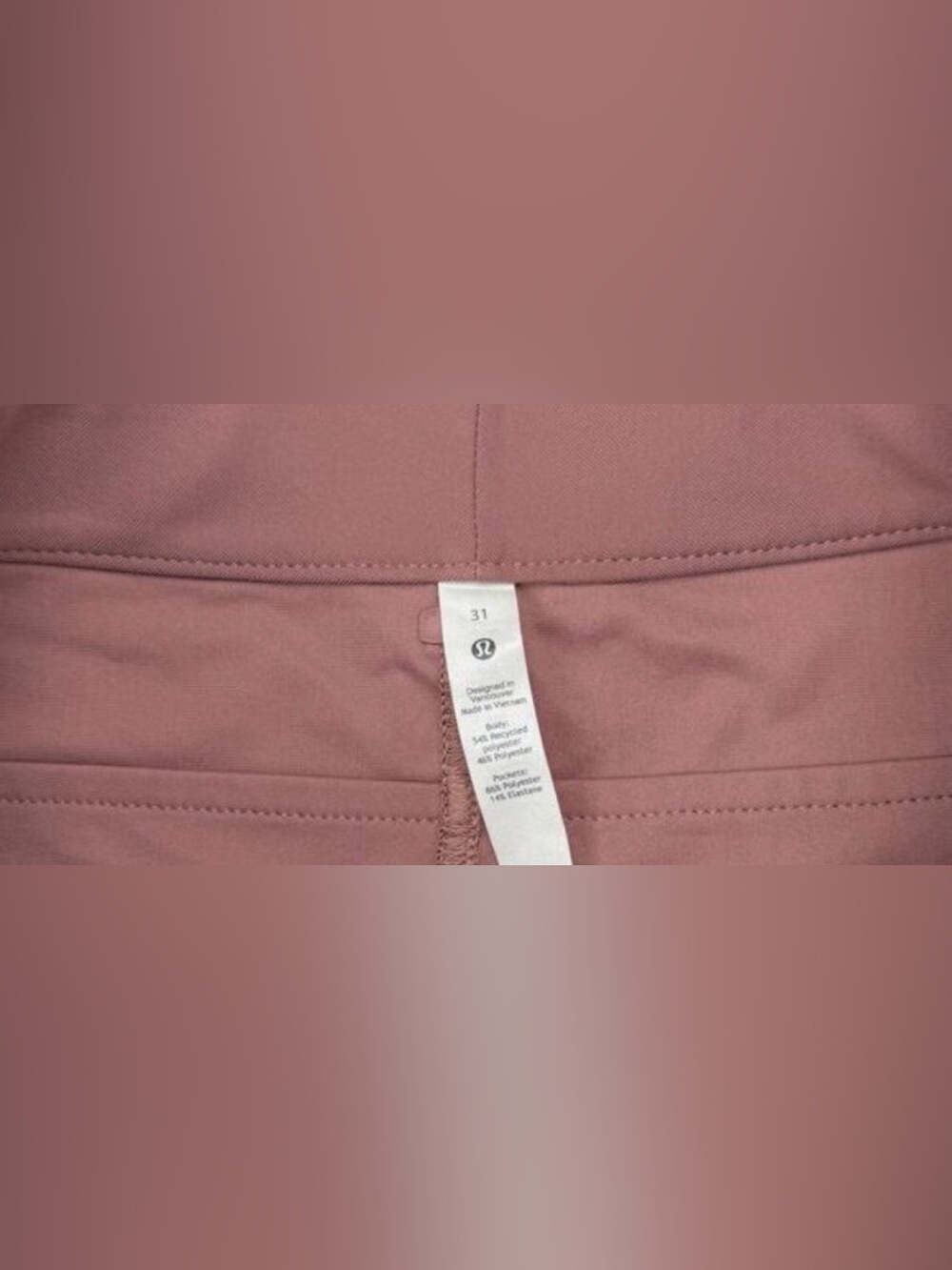 Lululemon women’s pink City Sleek 5
Pocket High-Rise Short 4" - 31 - Picture 3 of 3